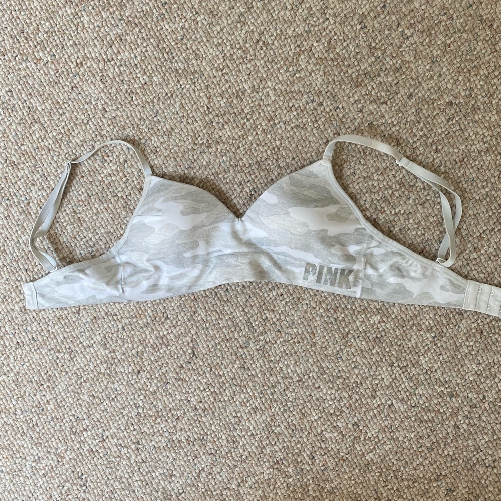 Pink camo bra